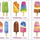 Illustration for article titled The dream of the ’90s is alive with new scratch-and-sniff ice pop postage stamps